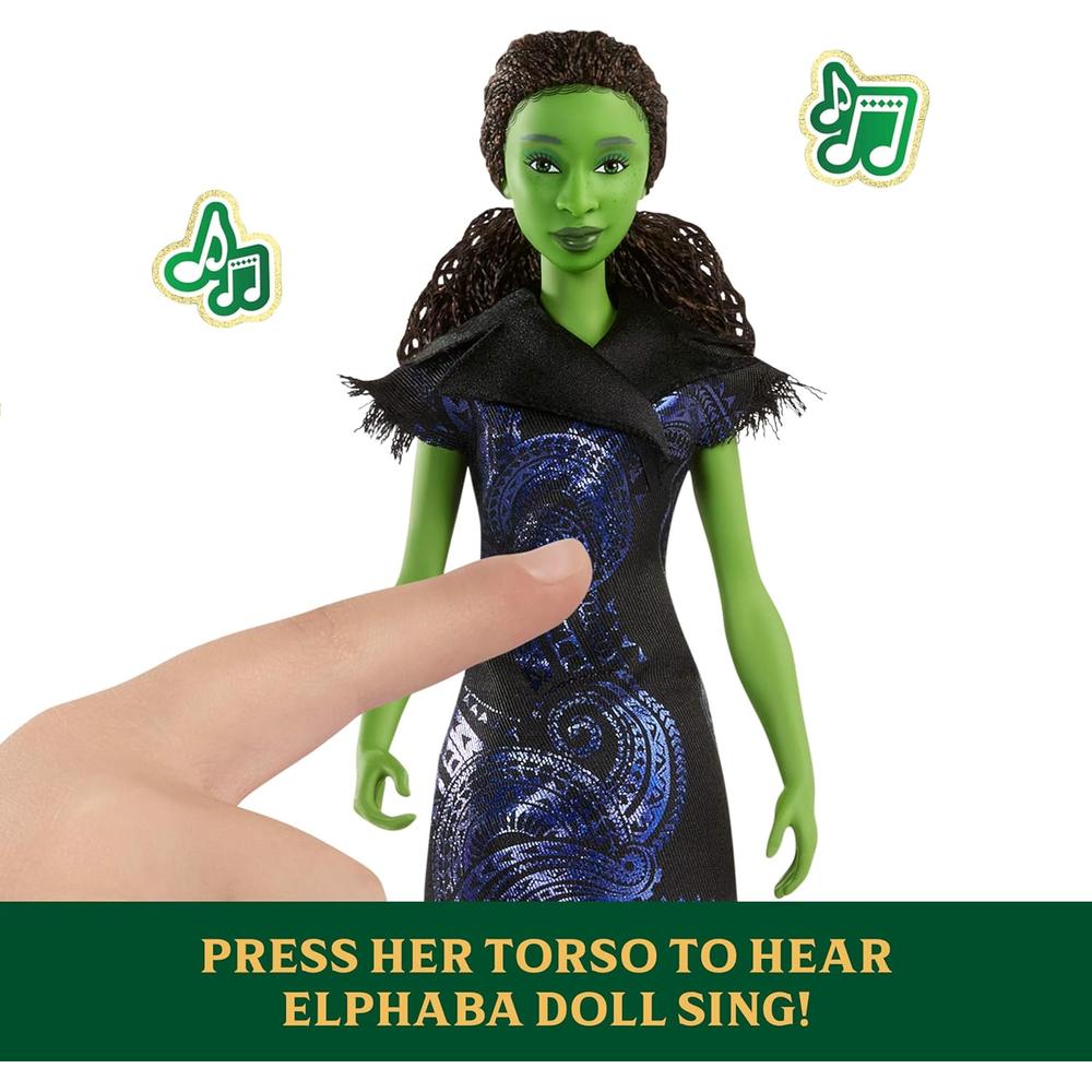 ELPHABA MATTEL WICKED, CANTA 'FOR GOOD', TRAJE EXTRAÍBLE - 3