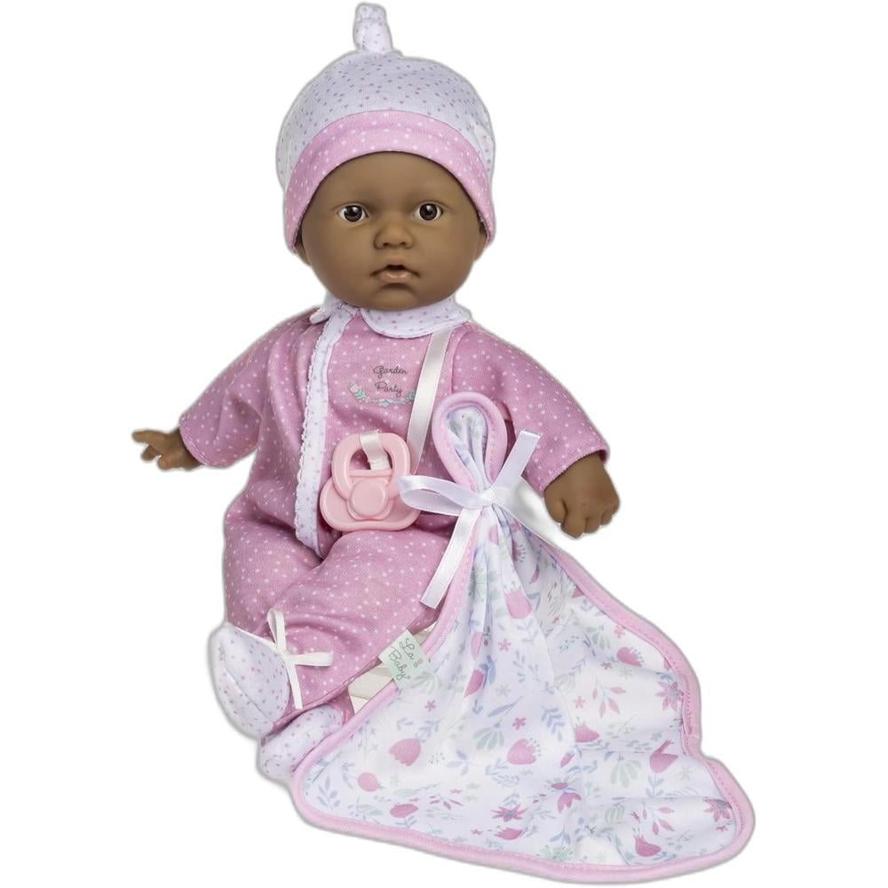 LA BABY MUÑECA HISPANA 11'/28 CM CON ACCESORIOS | MONO ROSA - 1