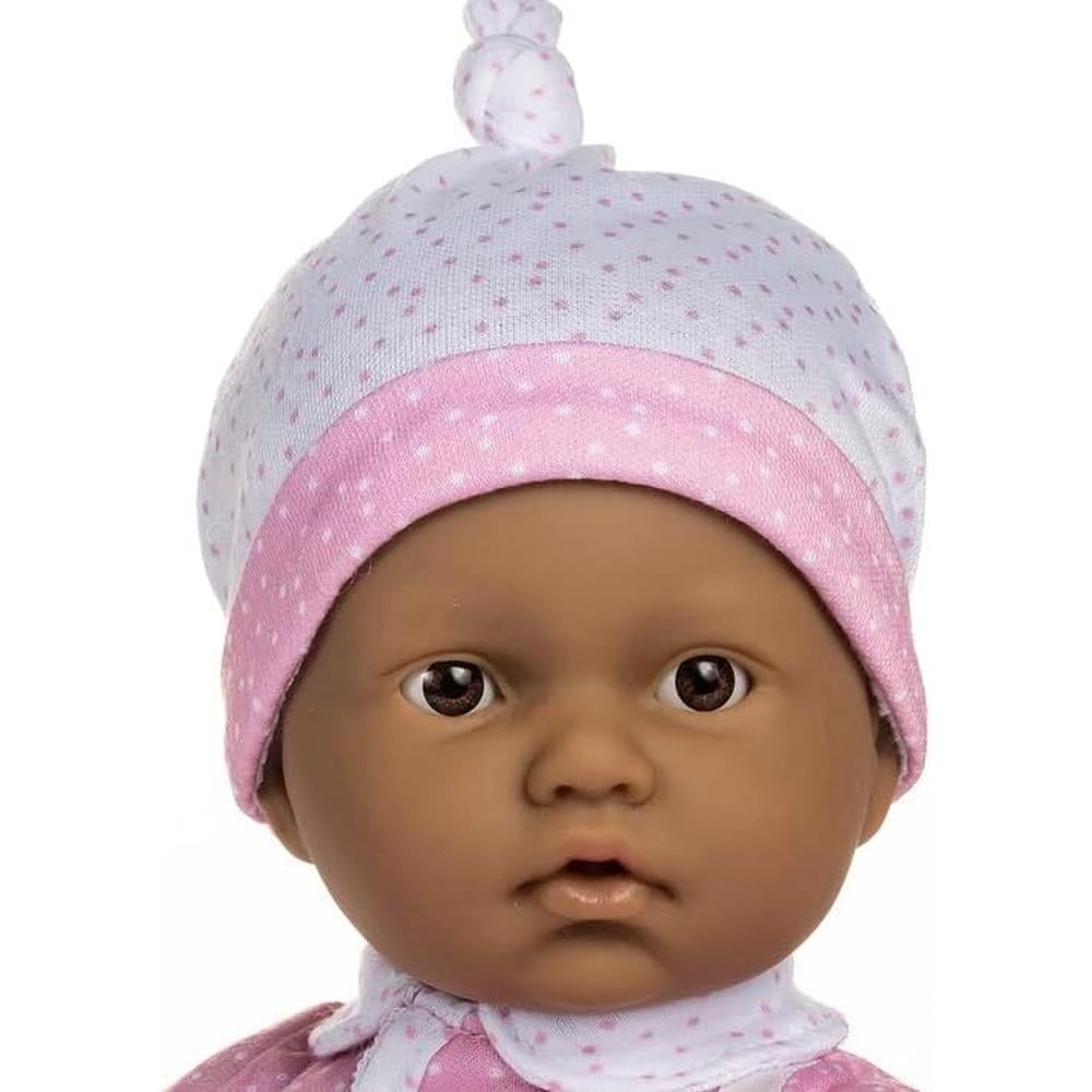 LA BABY MUÑECA HISPANA 11'/28 CM CON ACCESORIOS | MONO ROSA - 2