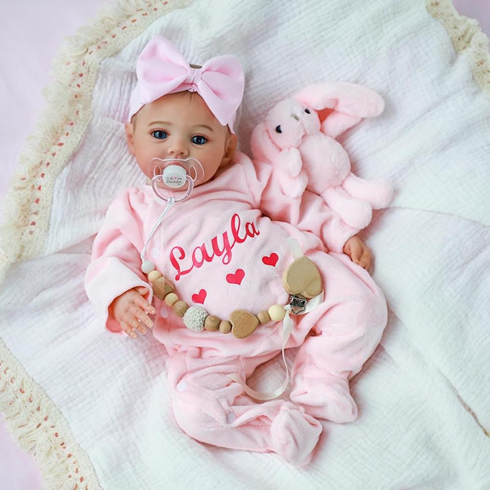 WOOROY MUÑECA BEBÉ REALISTA 18' / 45.7 CM - 3
