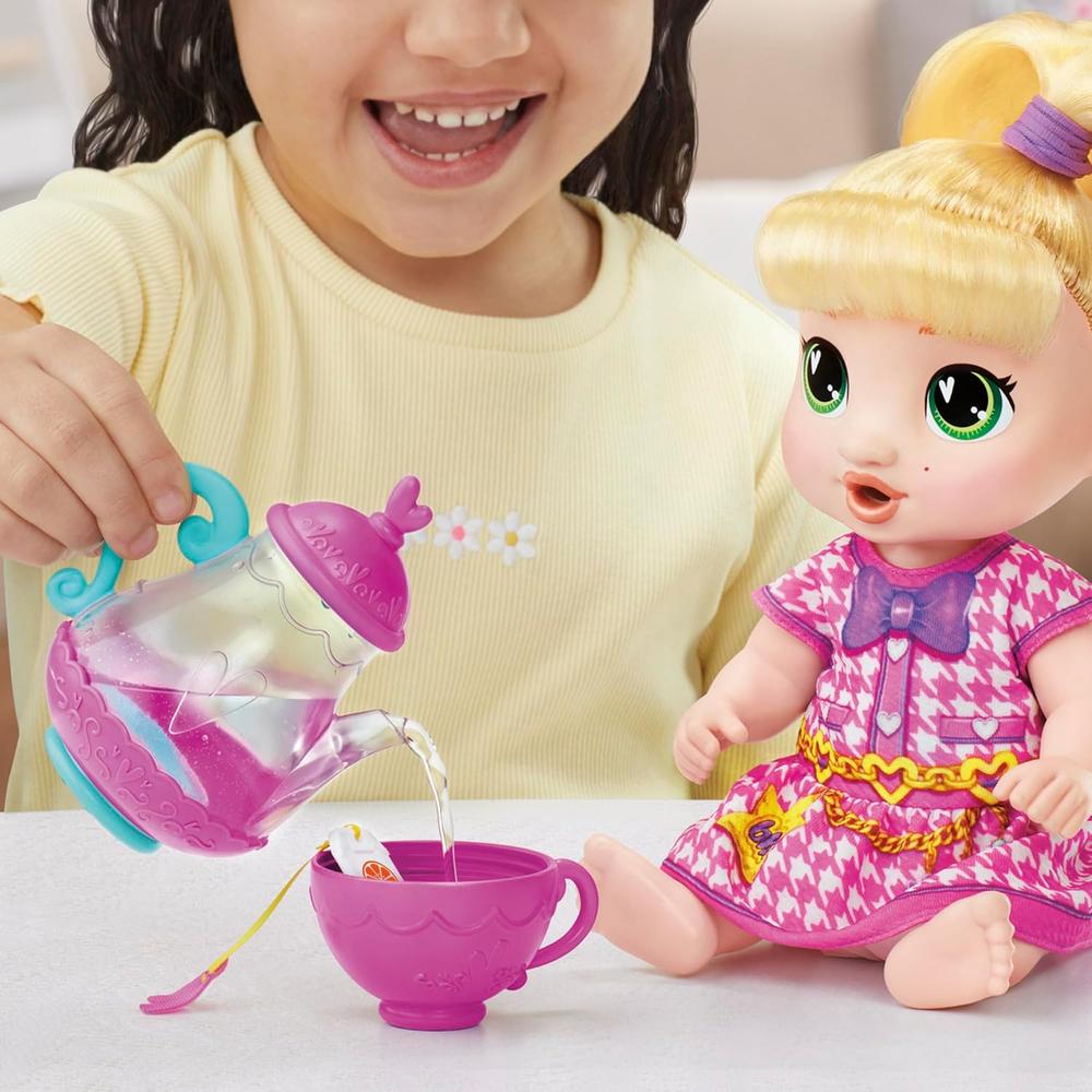 BABY ALIVE BUBBLY TEA PARTY LALA GOOGOO 11'/28 CM RUBIA - 4