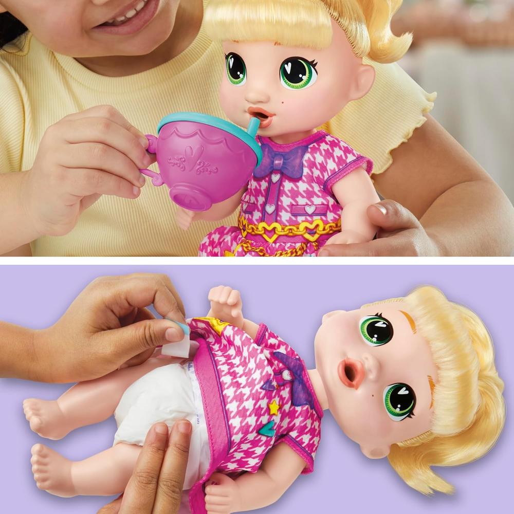 BABY ALIVE BUBBLY TEA PARTY LALA GOOGOO 11'/28 CM RUBIA - 5