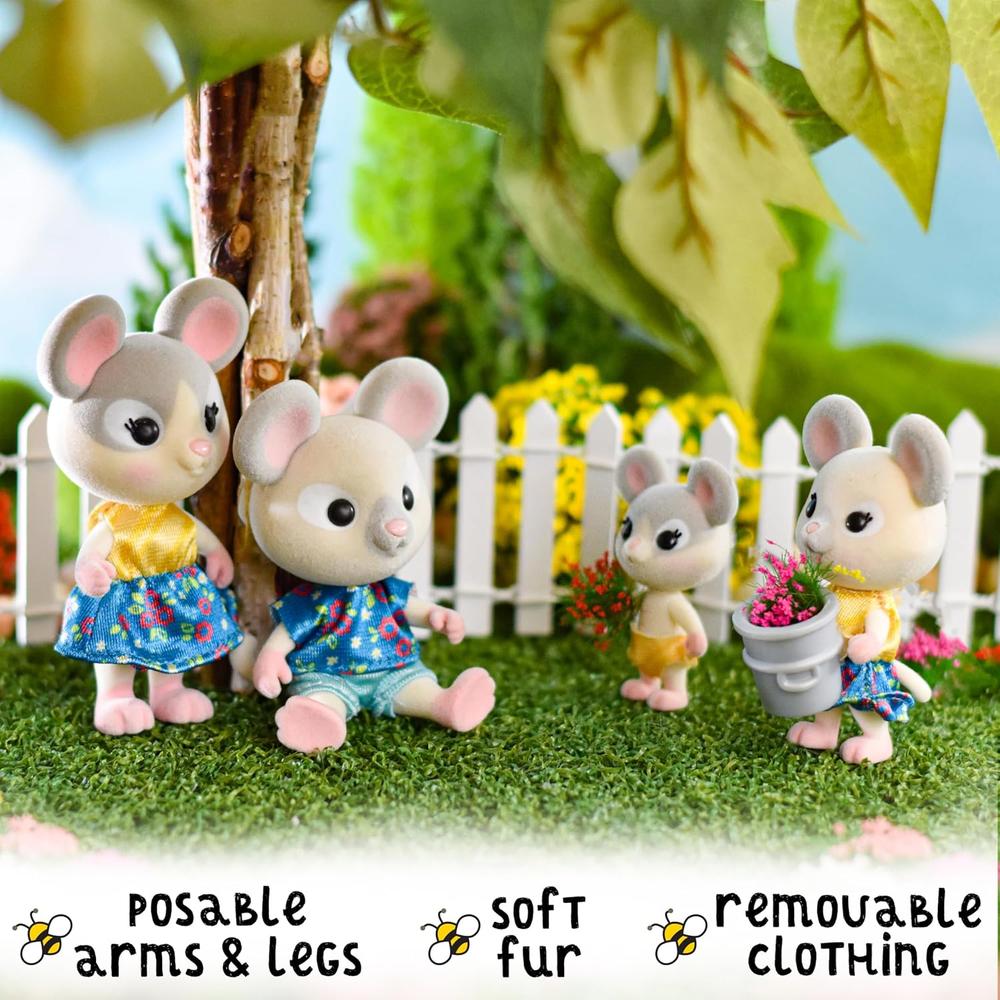 HONEY BEE ACRES PACK DE 4 RATONES 6-7 CM - 2