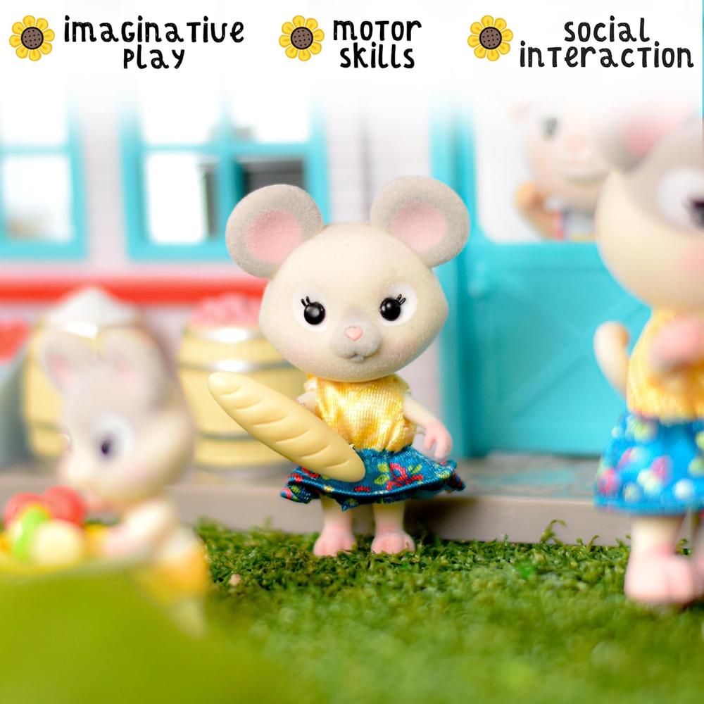 HONEY BEE ACRES PACK DE 4 RATONES 6-7 CM - 3