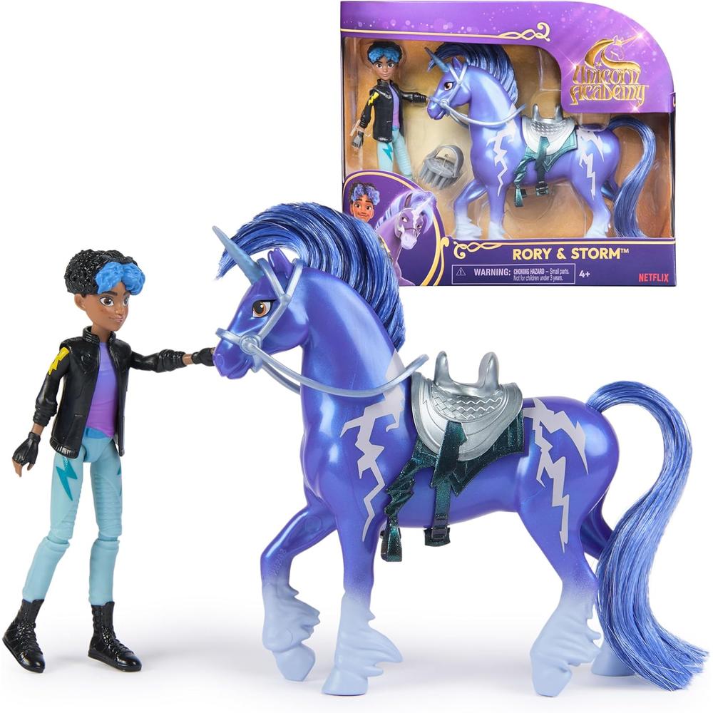 ACADEMIA DE UNICORNIOS SET RORY Y STORM CON 2 ACCESORIOS Y HERRAMIENTA DE PEINADO - 1