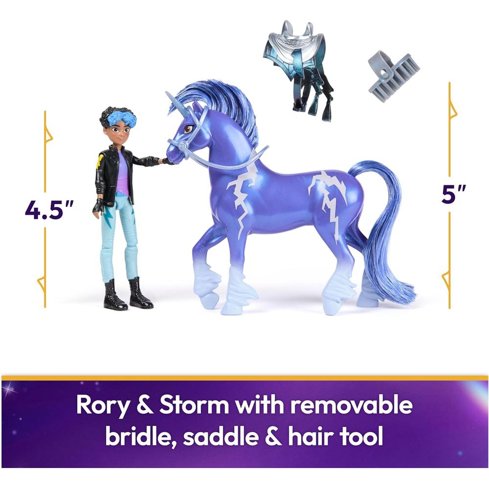 ACADEMIA DE UNICORNIOS SET RORY Y STORM CON 2 ACCESORIOS Y HERRAMIENTA DE PEINADO - 2