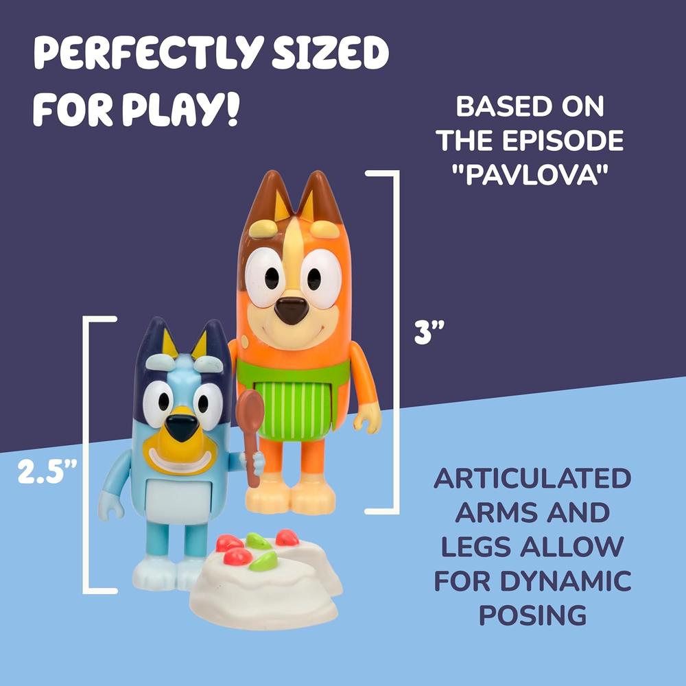 BLUEY FIGURAS JUEGO CHEF PAVLOVA 4 PIEZAS - 5