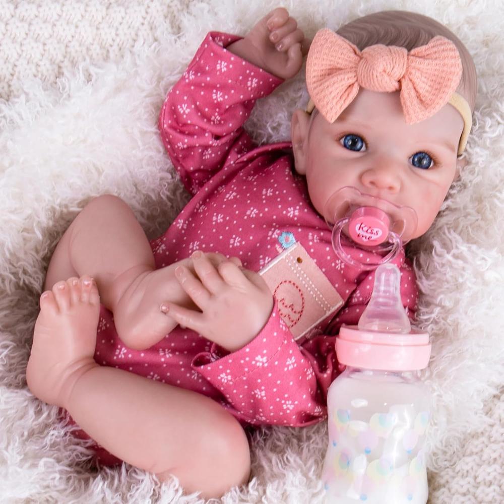 AORI MUÑECA BEBÉ REBORN 20'/51 CM PINTADA A MANO - 1