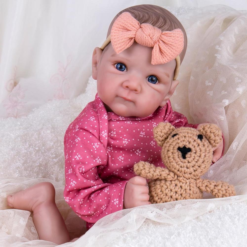 AORI MUÑECA BEBÉ REBORN 20'/51 CM PINTADA A MANO - 2