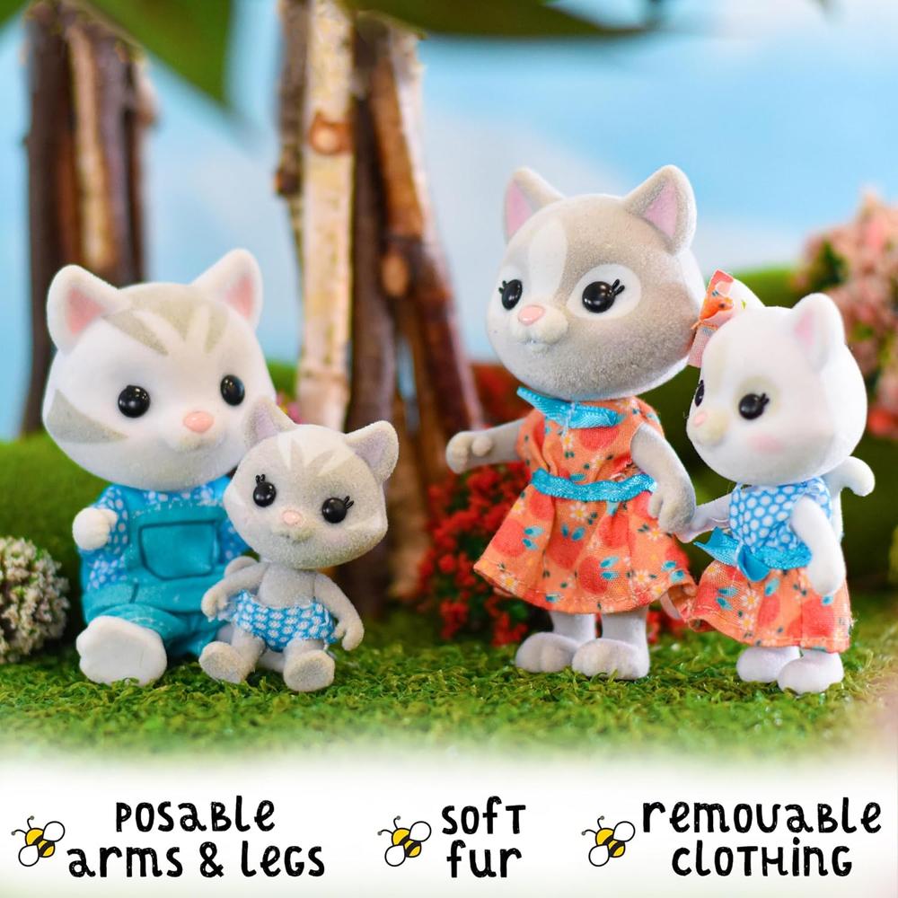 HONEY BEE ACRES PACK DE 4 GATOS 6-7 CM - 2