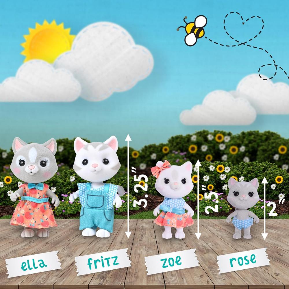 HONEY BEE ACRES PACK DE 4 GATOS 6-7 CM - 4
