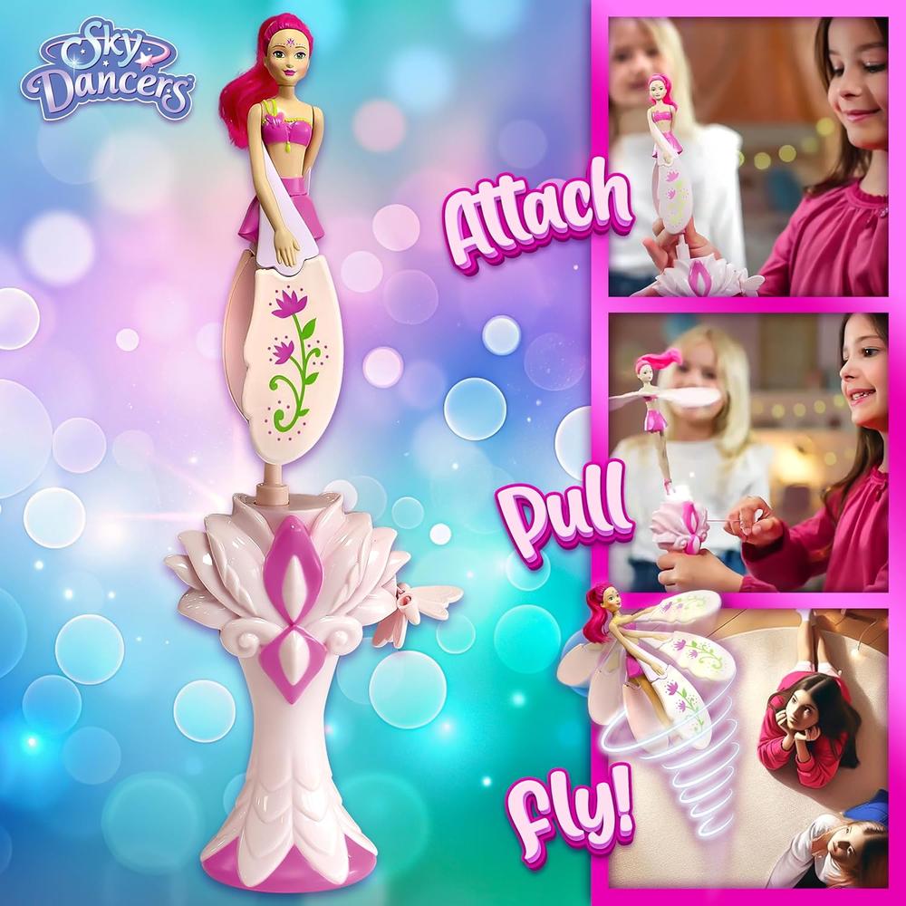 SKY DANCERS MUÑECA VOLADORA 11'/28 CM CON ACCESORIOS - 4