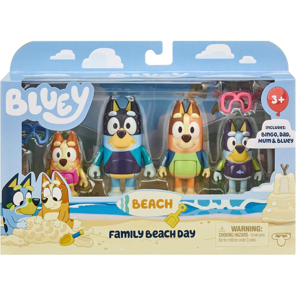 BLUEY TOYS PACK DE 4 FIGURAS 6-7 CM - 2