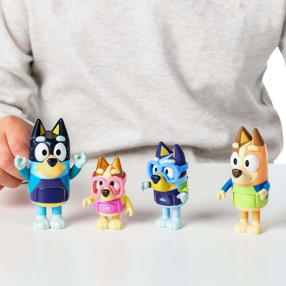 BLUEY TOYS PACK DE 4 FIGURAS 6-7 CM - 4