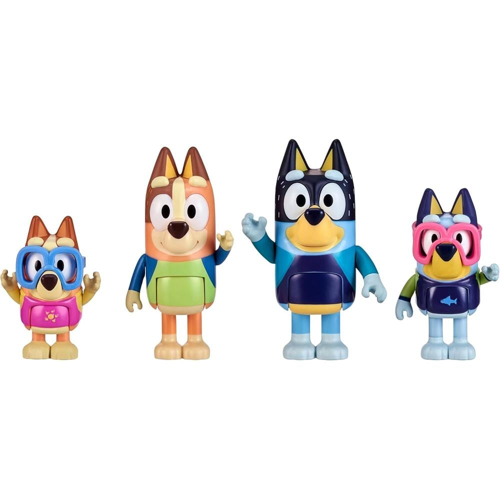 BLUEY TOYS PACK DE 4 FIGURAS 6-7 CM - 5