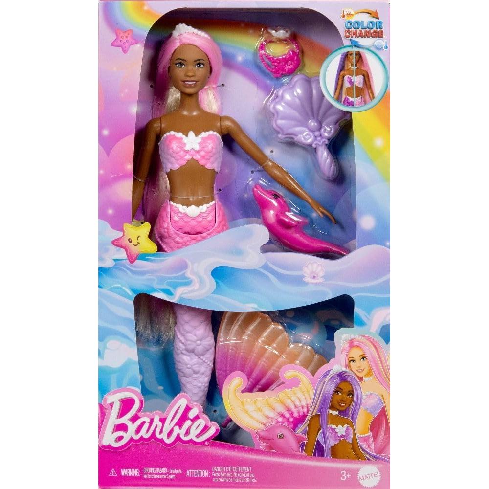 BARBIE BROOKLYN MUÑECA SIRENA 11'/28 CM CON ACCESORIOS - 1