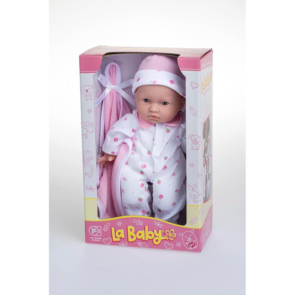 LA BABY MUÑECA11'/28 CM CON ACCESORIOS | ROSADO - 5