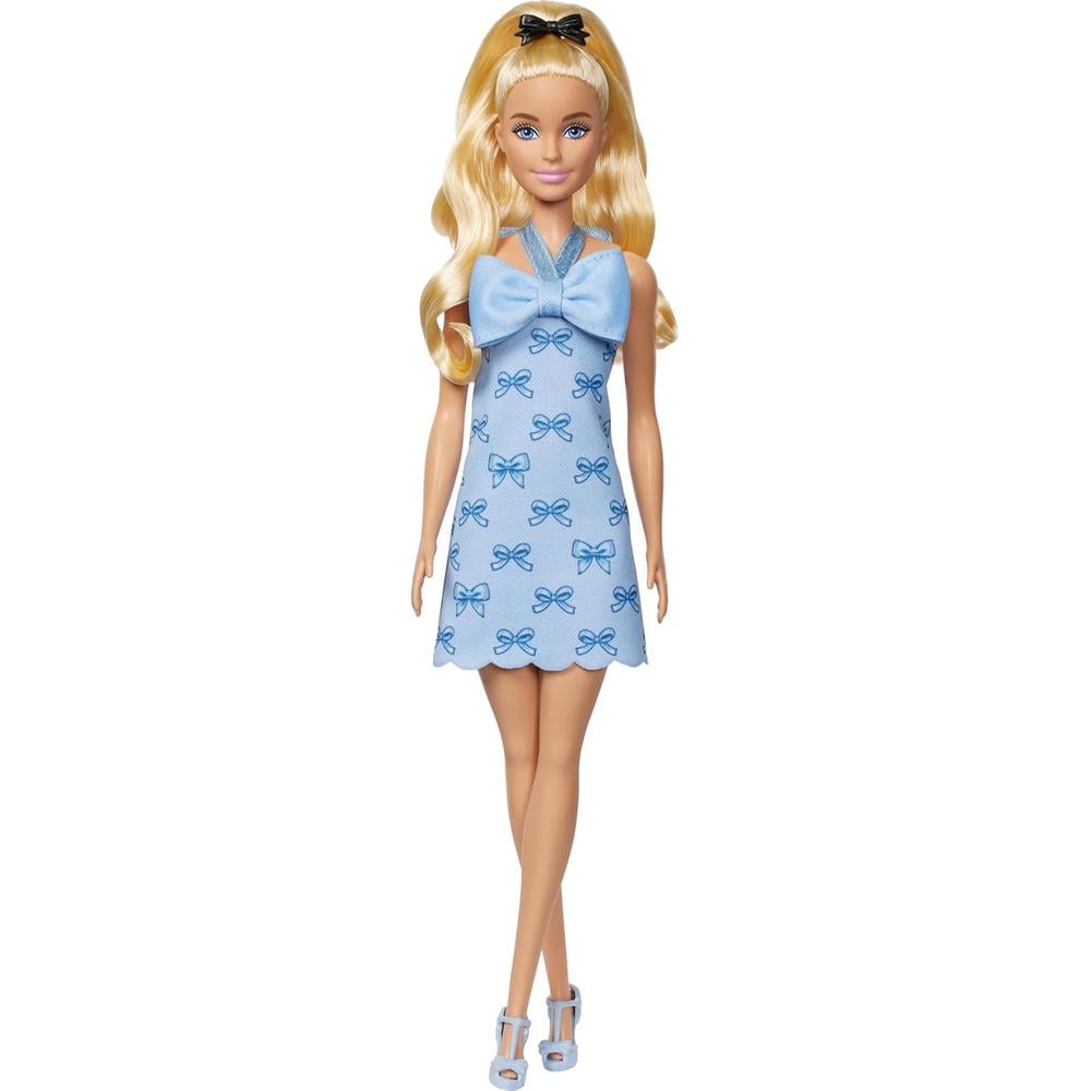 BARBIE FASHIONISTAS N.° 237 COLA DE CABALLO RUBIA VESTIDO AZUL - 4