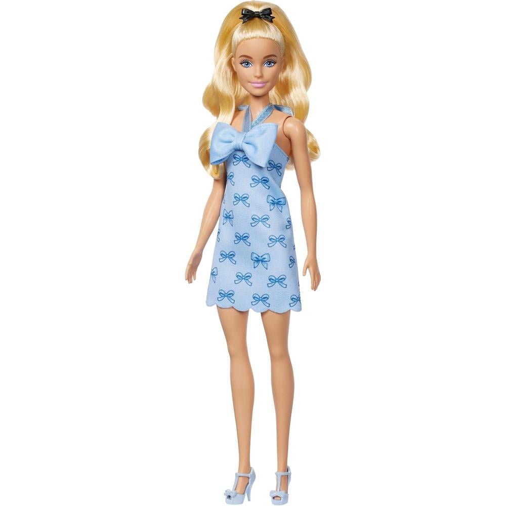 BARBIE FASHIONISTAS N.° 237 COLA DE CABALLO RUBIA VESTIDO AZUL - 5