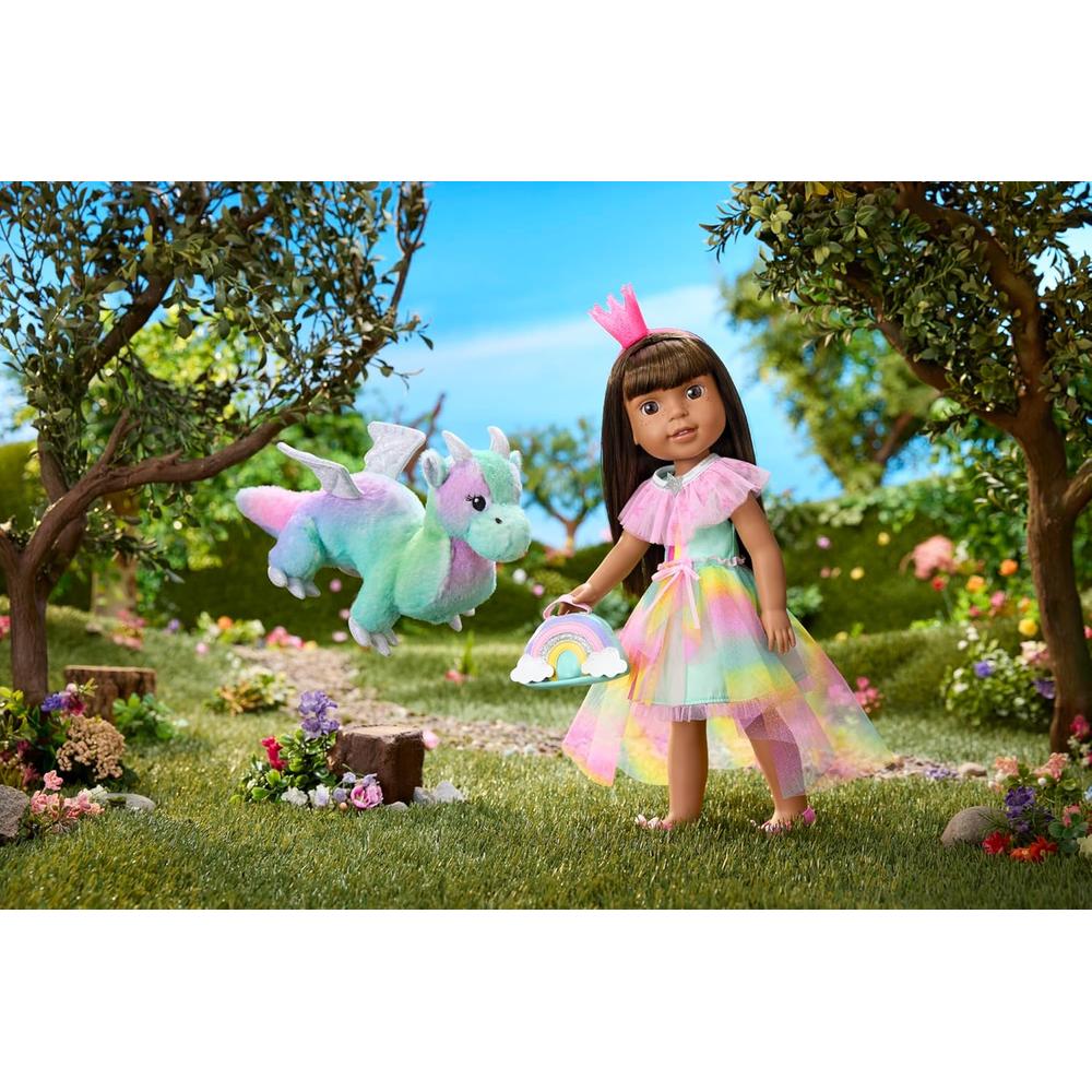 AMERICAN GIRL WELLIEWISHERS ASHLYN MUÑECA 14,5'/37 CM CON DRAGONA Y ACCESORIOS - 2