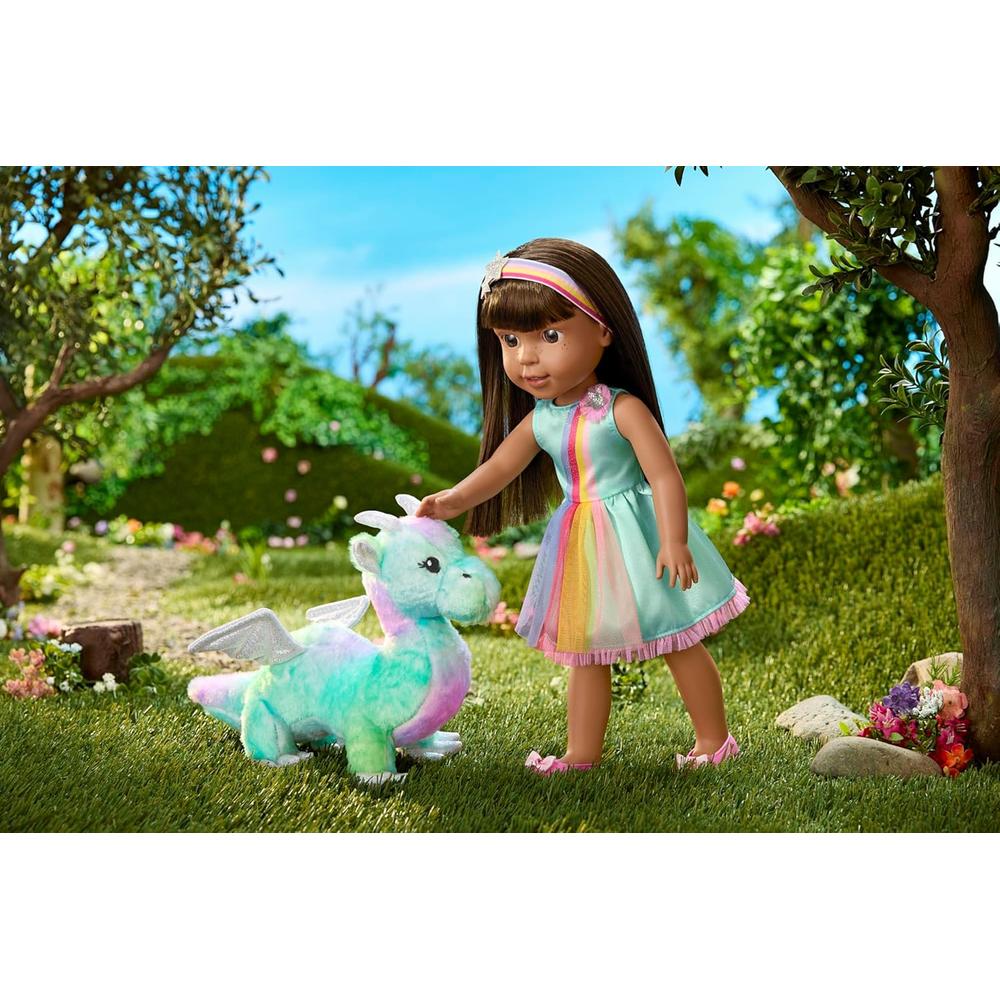 AMERICAN GIRL WELLIEWISHERS ASHLYN MUÑECA 14,5'/37 CM CON DRAGONA Y ACCESORIOS - 3