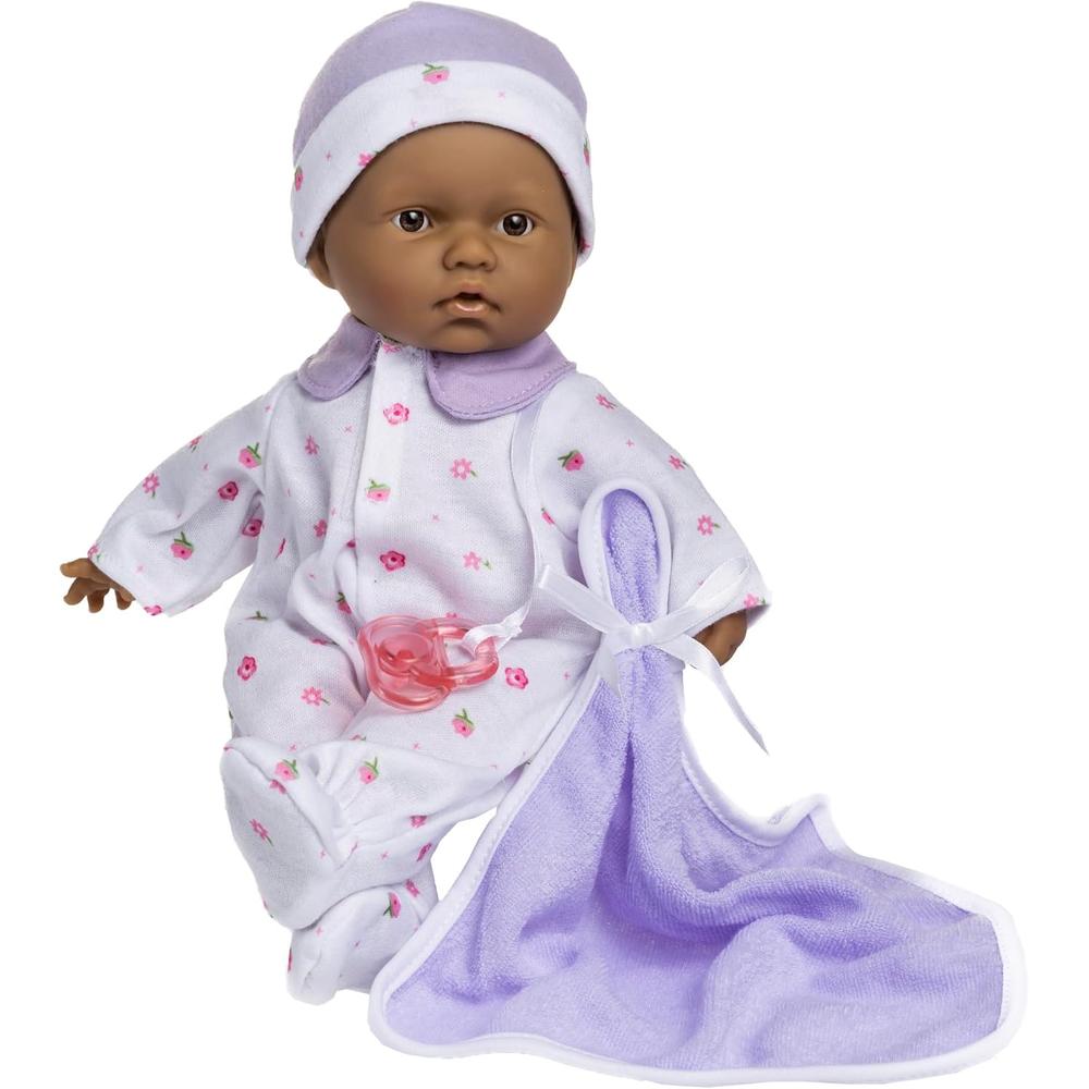 LA BABY MUÑECA HISPANA 11'/28 CM CON ACCESORIOS | HISPANO MORADO - 1