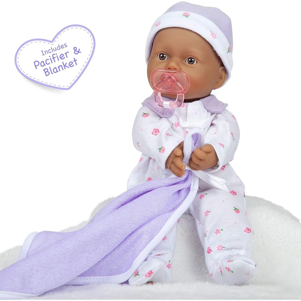 LA BABY MUÑECA HISPANA 11'/28 CM CON ACCESORIOS | HISPANO MORADO - 4