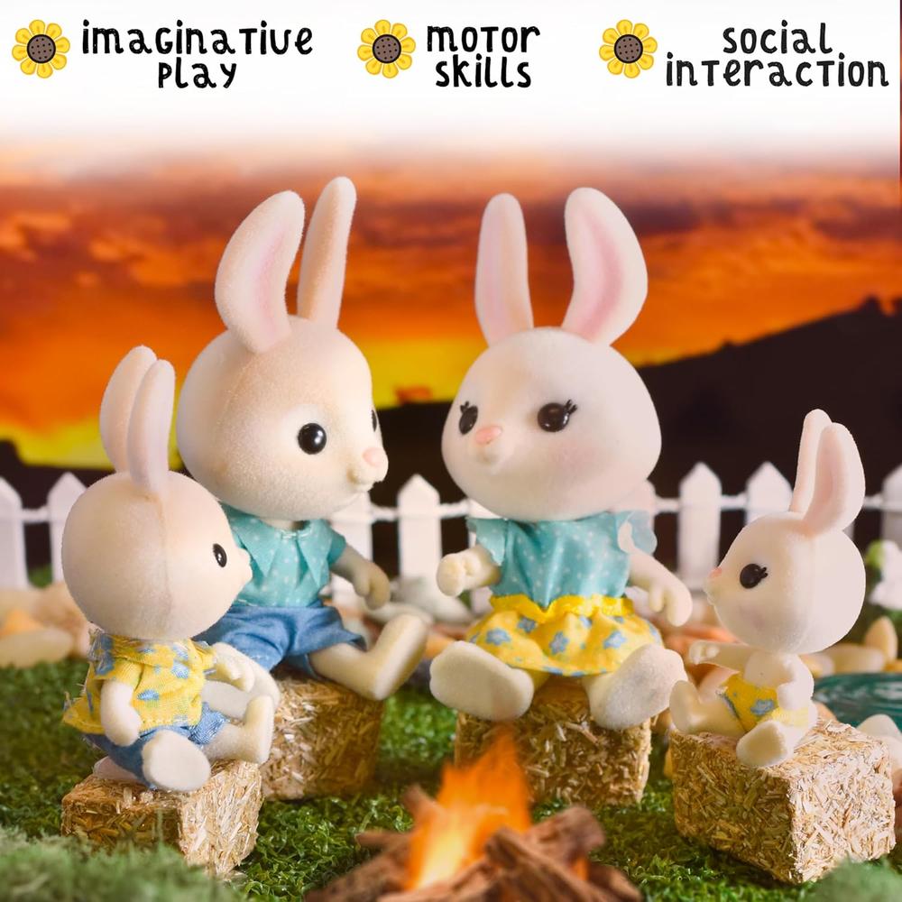 HONEY BEE ACRES PACK DE 4 CONEJOS 6-7 CM - 3