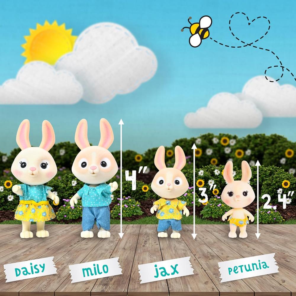 HONEY BEE ACRES PACK DE 4 CONEJOS 6-7 CM - 4