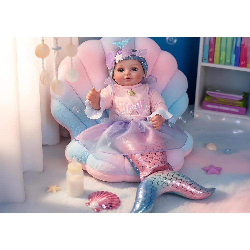 BABESIDE MUÑECA BEBÉ SIRENA 15' / 38.1 CM - 2