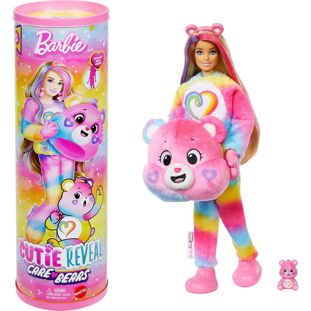 BARBIE CUTIE REVEAL CARE BEARS, SERIE 2, OSO TOGETHERNESS, 10 SORPRESAS - 1