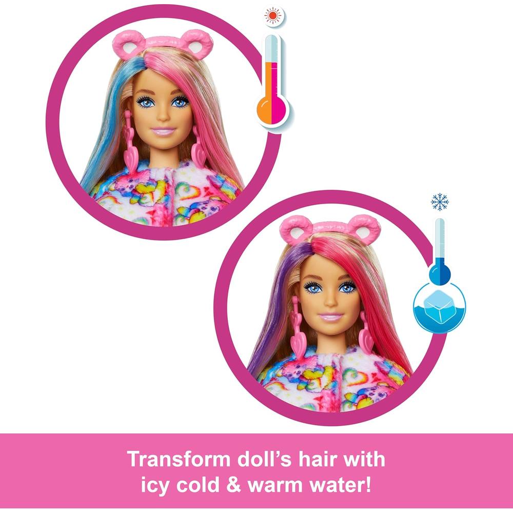 BARBIE CUTIE REVEAL CARE BEARS, SERIE 2, OSO TOGETHERNESS, 10 SORPRESAS - 3