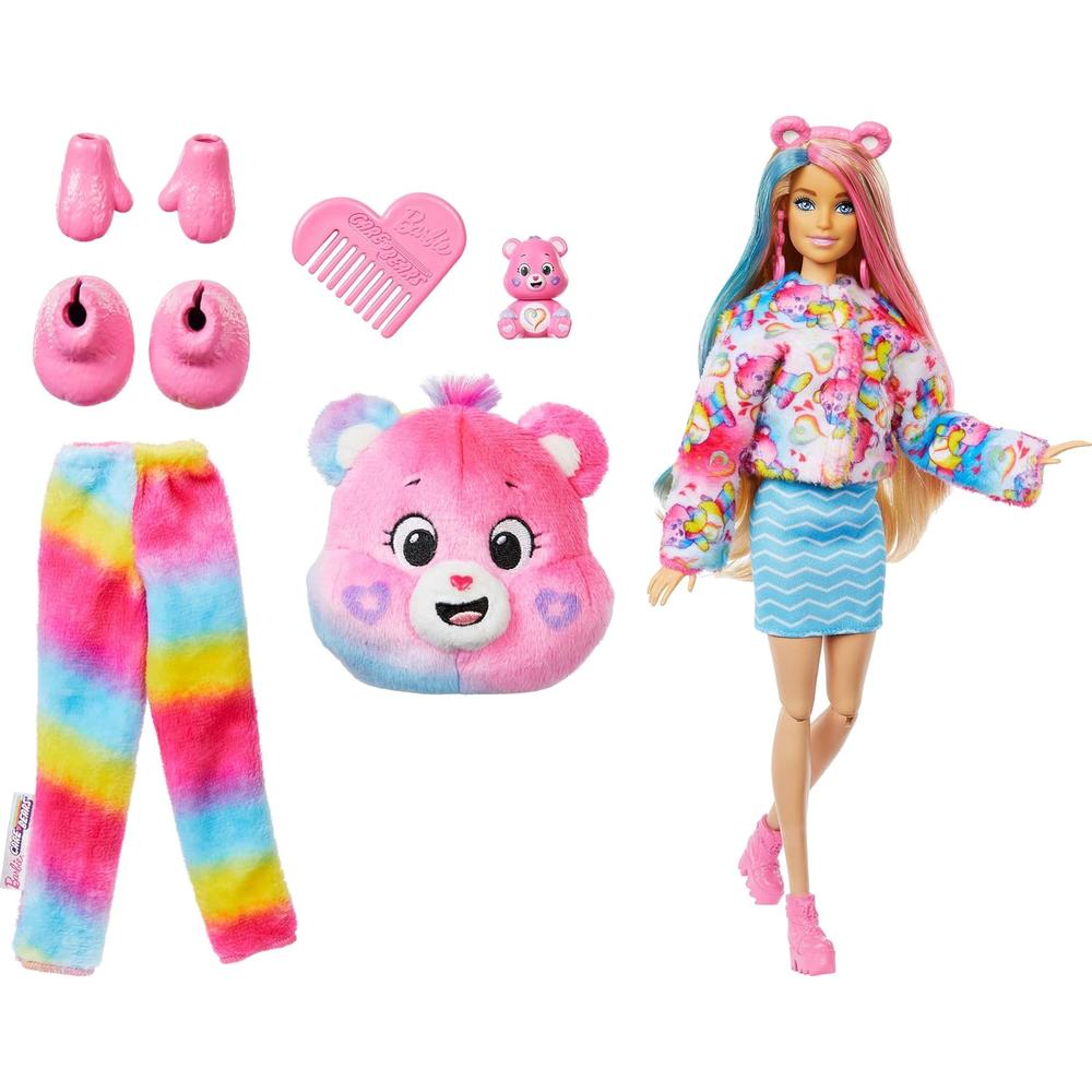 BARBIE CUTIE REVEAL CARE BEARS, SERIE 2, OSO TOGETHERNESS, 10 SORPRESAS - 5