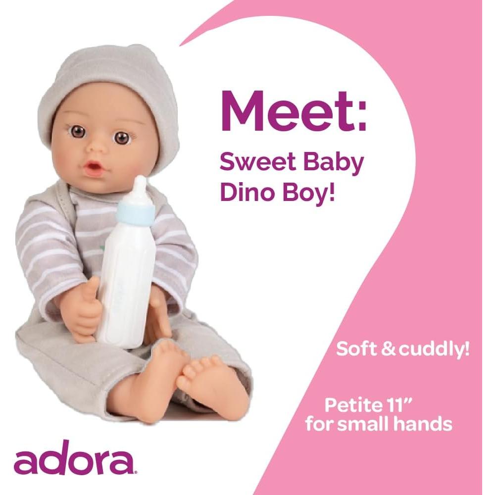 ADORA SWEET BABY MUÑECA BEBÉ 11'/28 CM | GRIS/NARANJA - 2