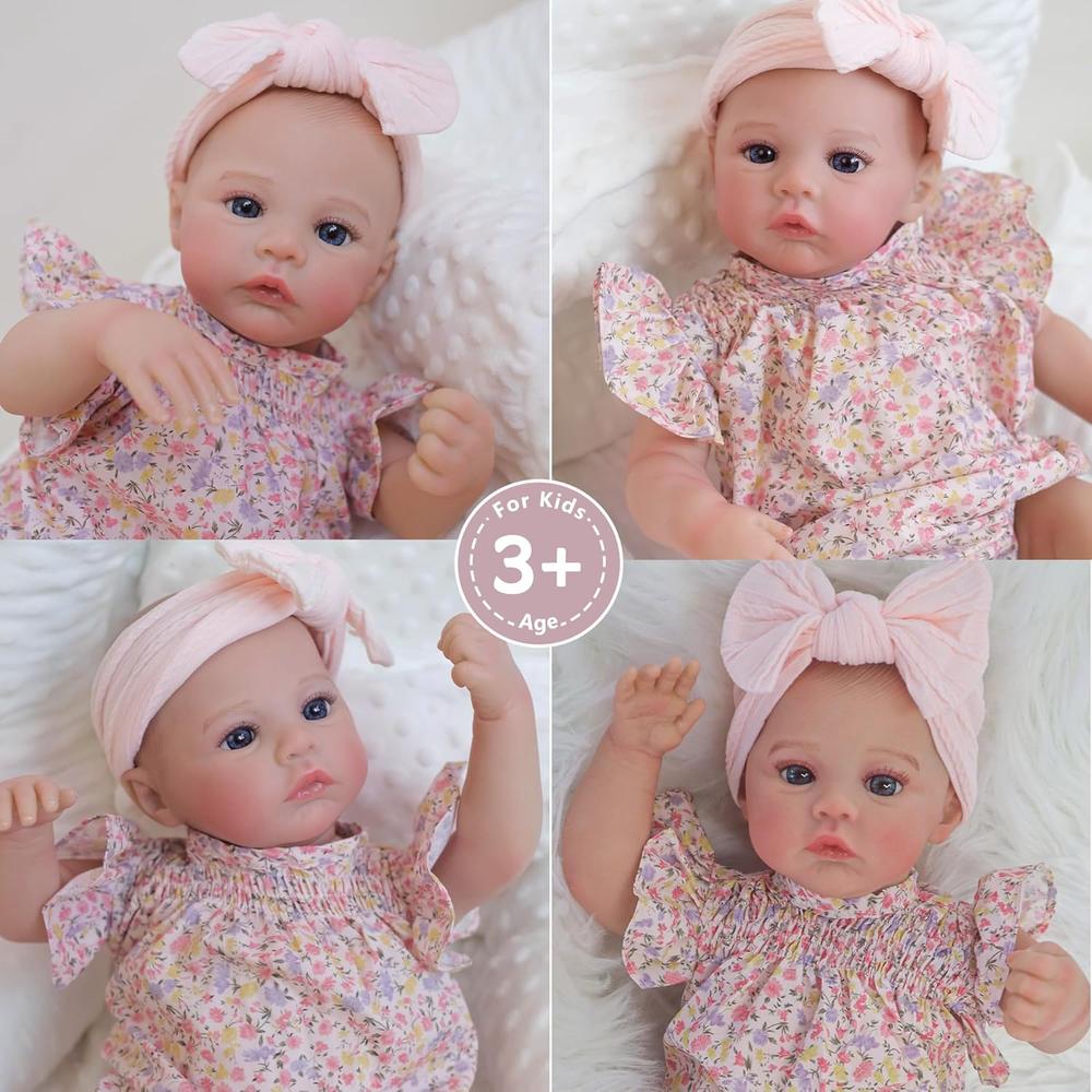 MUÑECA BEBÉ REALISTA 18' / 45.7 CM | MEADOW-PINK - 2