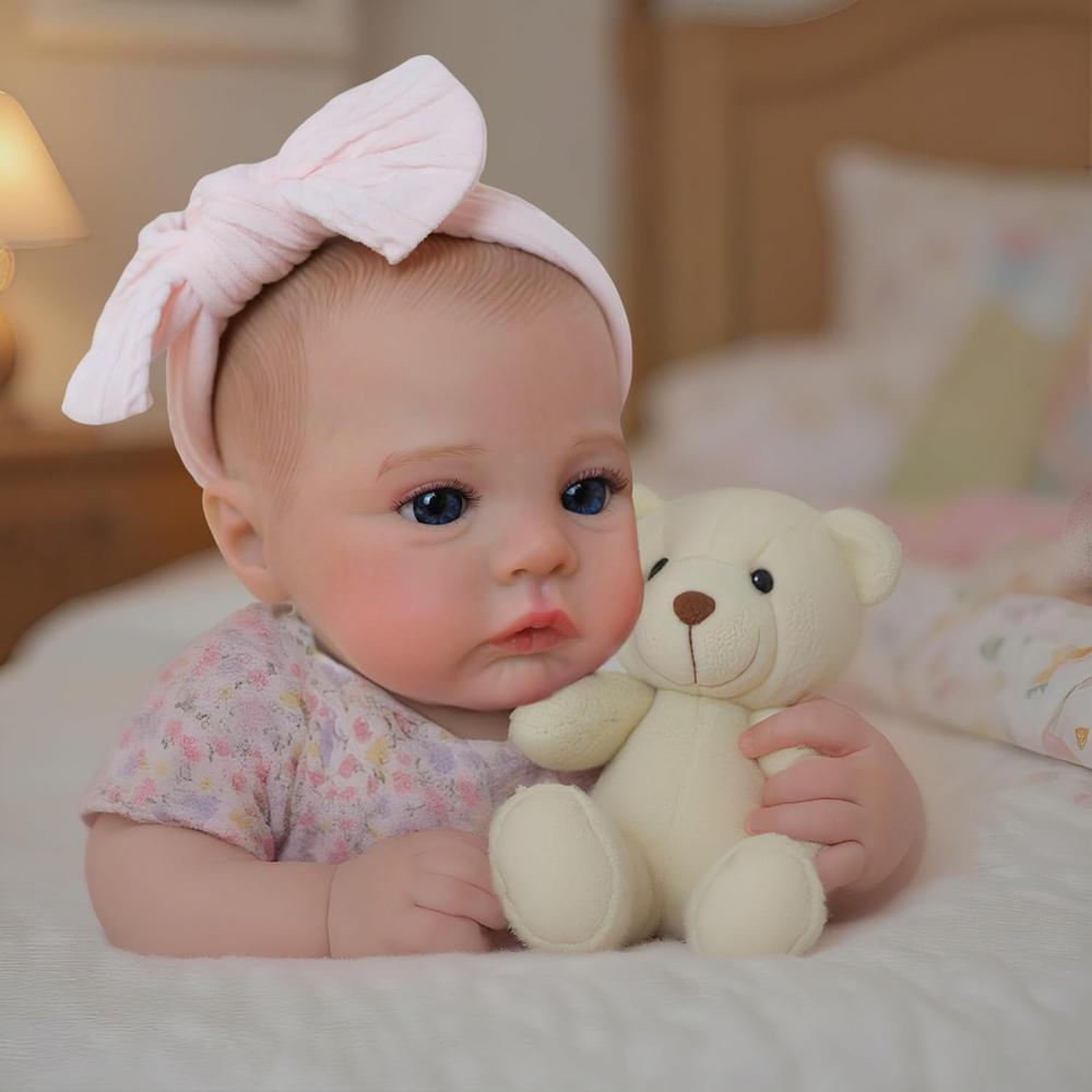 MUÑECA BEBÉ REALISTA 18' / 45.7 CM | MEADOW-PINK - 4