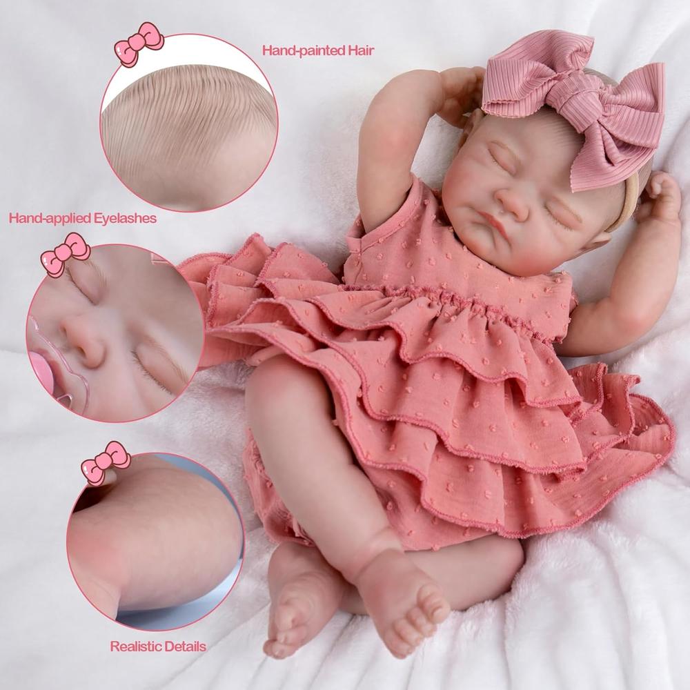 AORI MUÑECA BEBÉ REALISTA 20' / 50.8 CM - 5