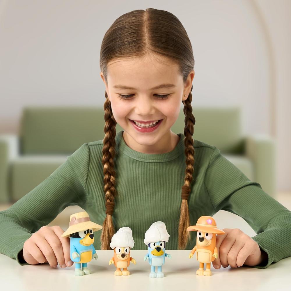 BLUEY PACK 4 FIGURAS FAMILIA 6-7 CM - 2