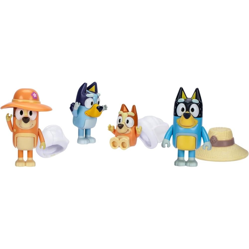 BLUEY PACK 4 FIGURAS FAMILIA 6-7 CM - 4