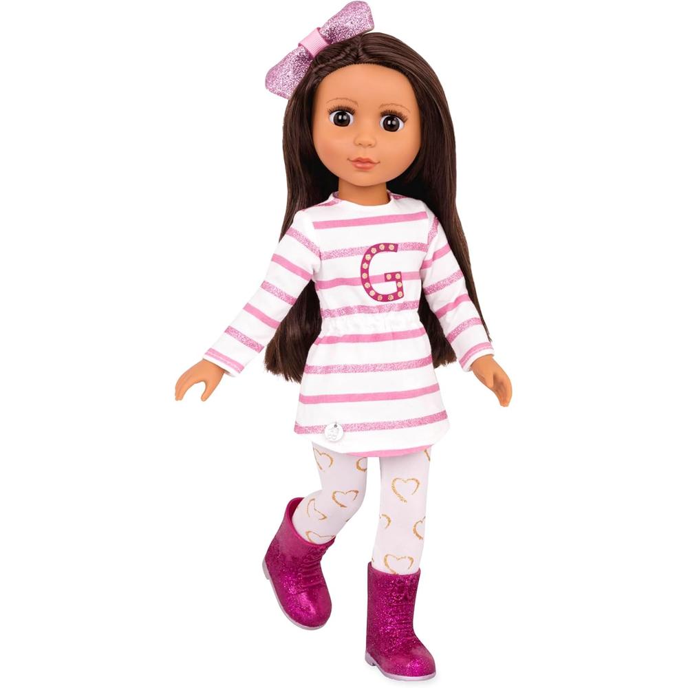 SARINIA MUÑECA CON PURPURINA 14'/35 CM CON ACCESORIOS - 1