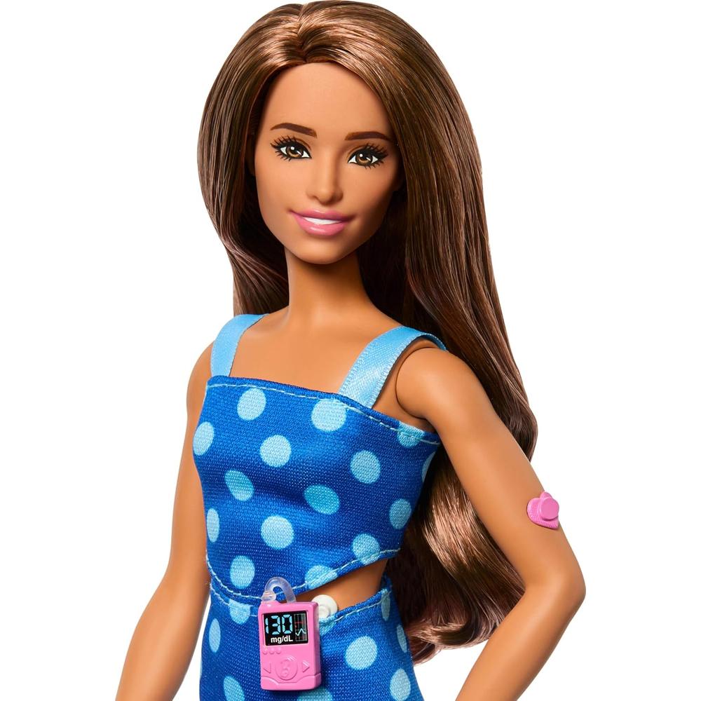 BARBIE FASHIONISTAS N.° 242 MUÑECA DIABETES TIPO 1 - 3