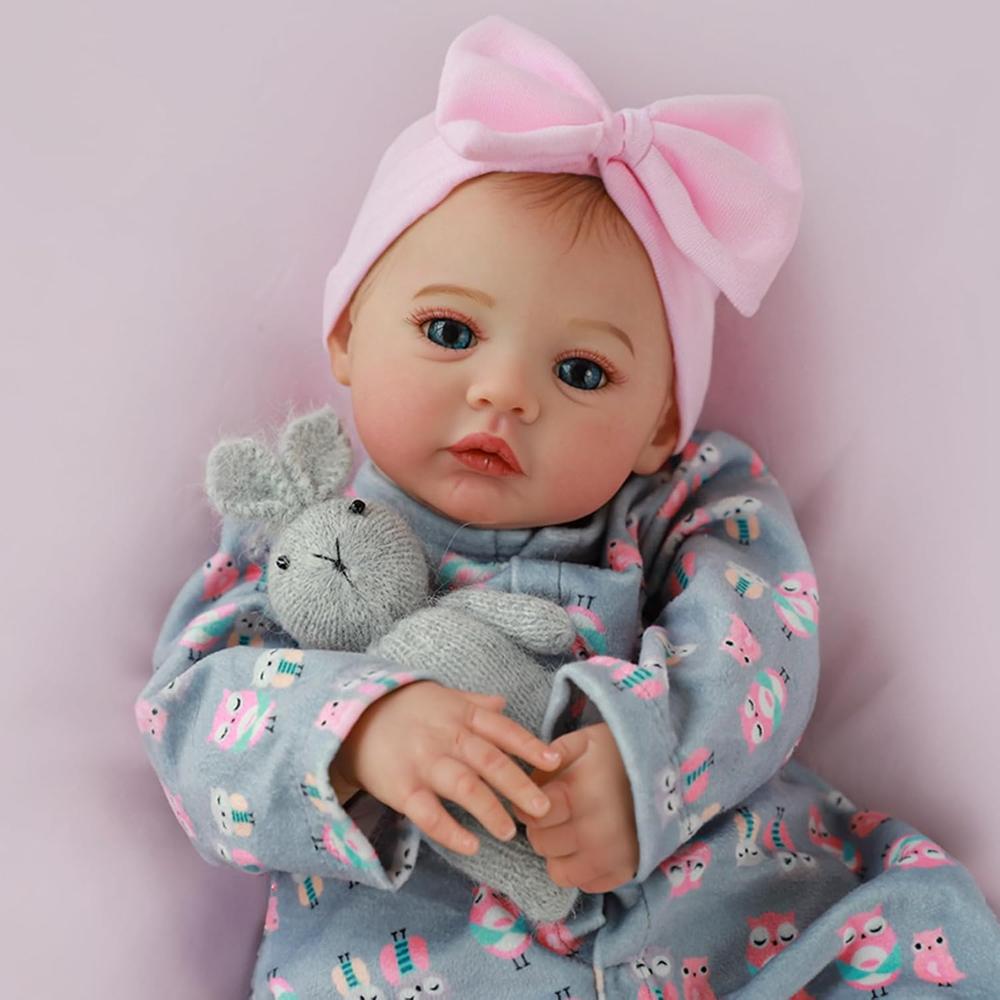 BEBÉ REALISTA REALISTA MUÑECA 18' / 46 CM HECHA A MANO CON ACCESORIOS - 2