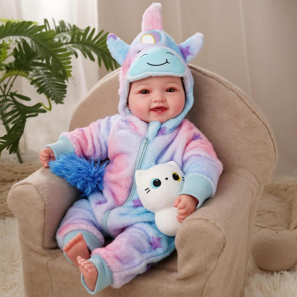 BABESIDE MUÑECA BEBÉ 17' / 43 CM DE CUERPO SUAVE CON ACCESORIOS - 1