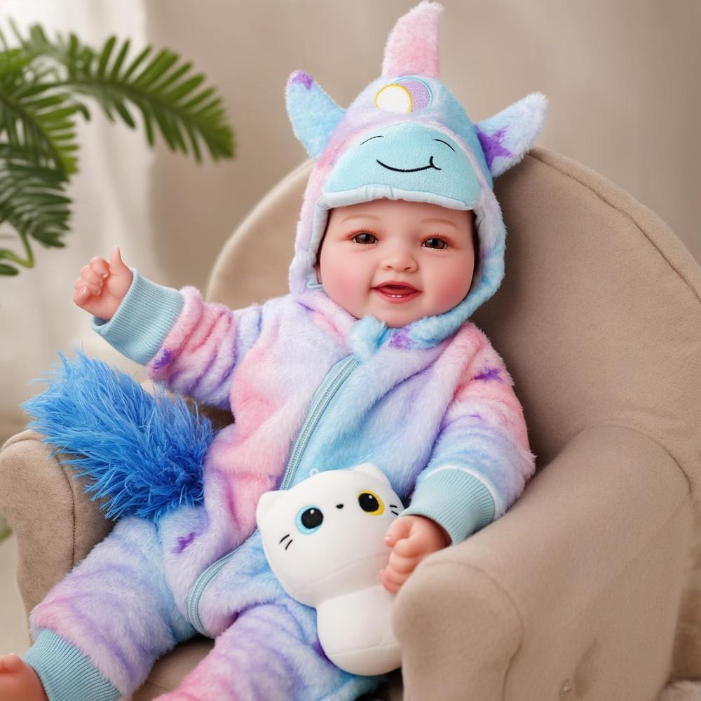 BABESIDE MUÑECA BEBÉ 17' / 43 CM DE CUERPO SUAVE CON ACCESORIOS - 3