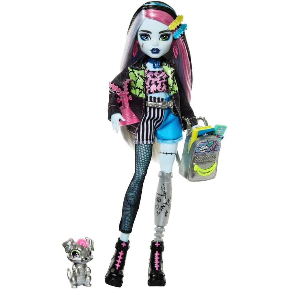 MONSTER HIGH FRANKIE STEIN MUÑECA 11'/28 CM CON ACCESORIOS - 1