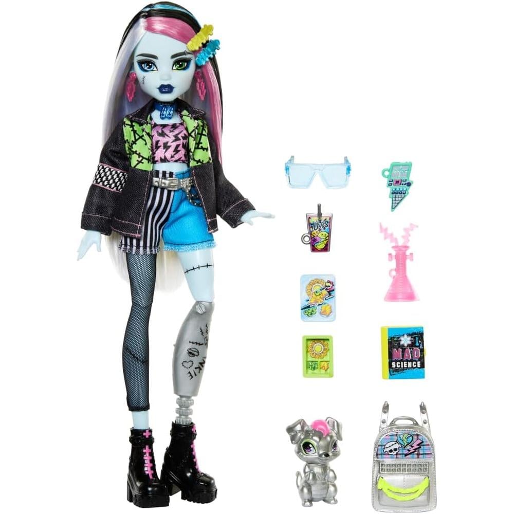 MONSTER HIGH FRANKIE STEIN MUÑECA 11'/28 CM CON ACCESORIOS - 4