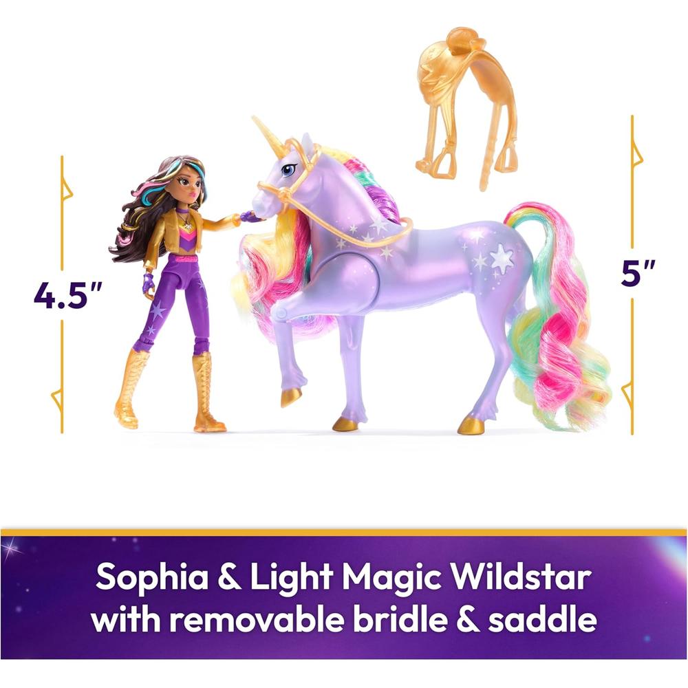UNICORN ACADEMY SOPHIA Y LIGHT MAGIC WILDSTAR MUÑECAS 11'/28 CM CON LUCES - 2