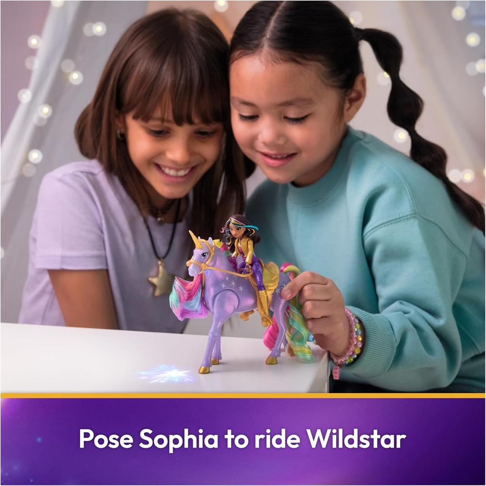 UNICORN ACADEMY SOPHIA Y LIGHT MAGIC WILDSTAR MUÑECAS 11'/28 CM CON LUCES - 5