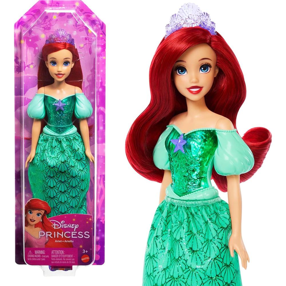 DISNEY ARIEL MUÑECA PRINCESA 11'/28 CM ARTICULADA - 1