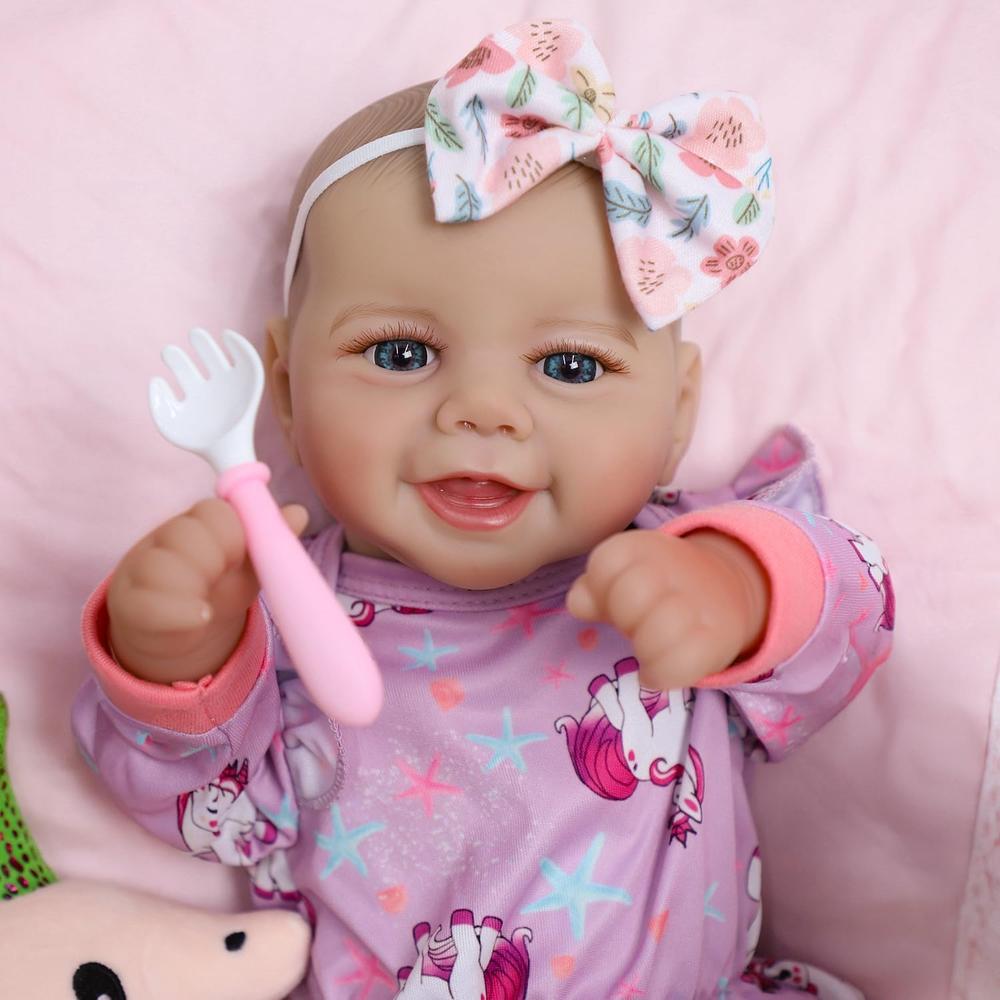 SCOM MUÑECA BEBÉ REALISTA 18' / 46 CM CON ACCESORIOS - 4